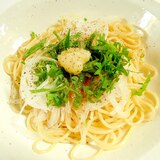 青シソココナッツニンニク風味パスタ